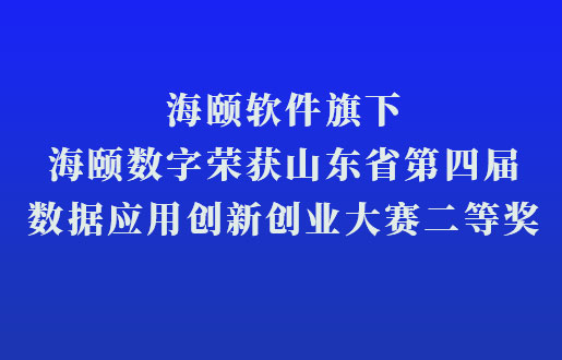 j9游戏软件旗下j9游戏数字荣获山东省第四届数据利用创新创业大赛二等奖